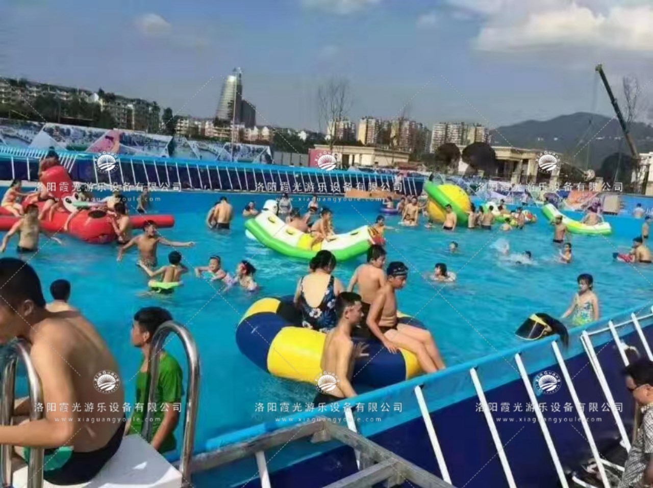 恩平水上乐园支架泳池